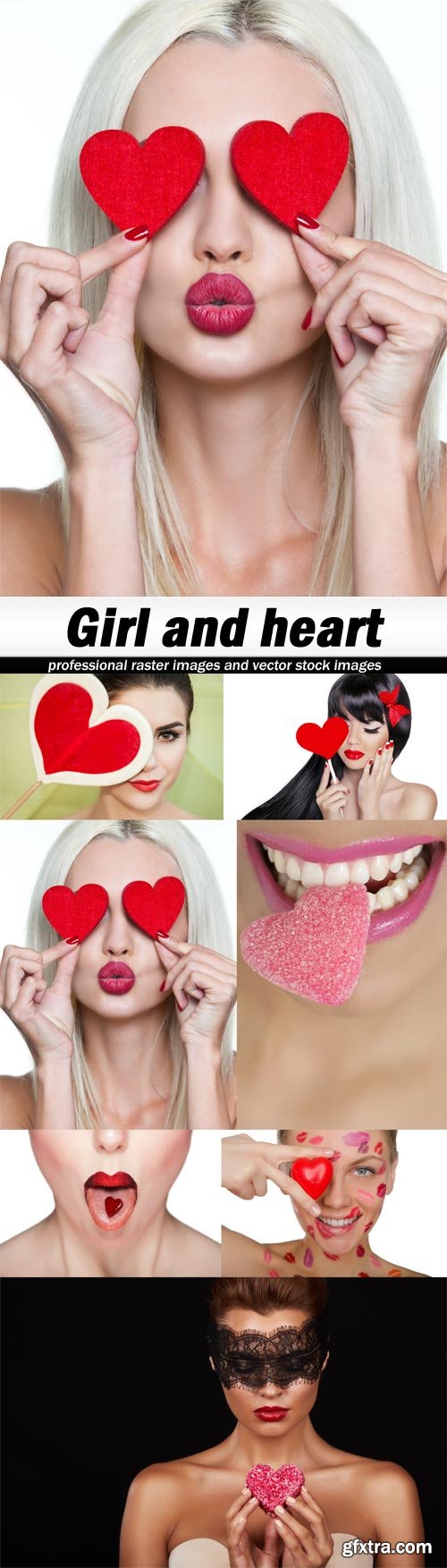 Girl and heart