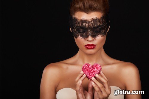 Girl and heart