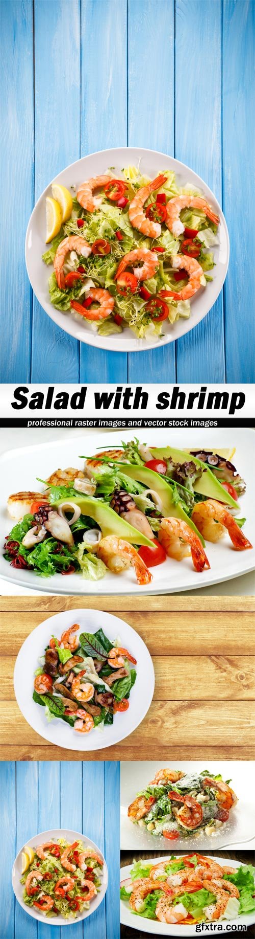 Salad with shrimp