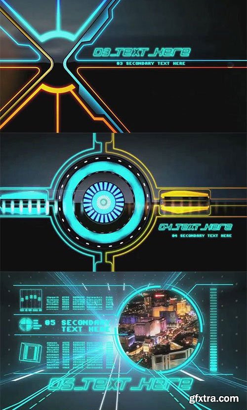 Tron Ignition After Effects Template