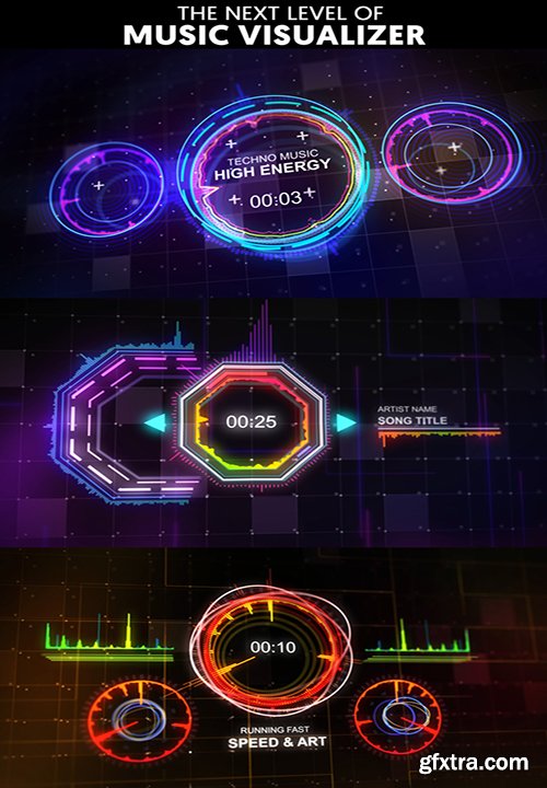 Videohive Techno Music Visualizer 13444004