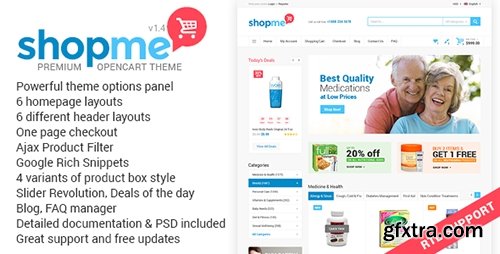 ThemeForest - ShopMe v1.4 - Multipurpose Opencart 2.x Theme - 12190338