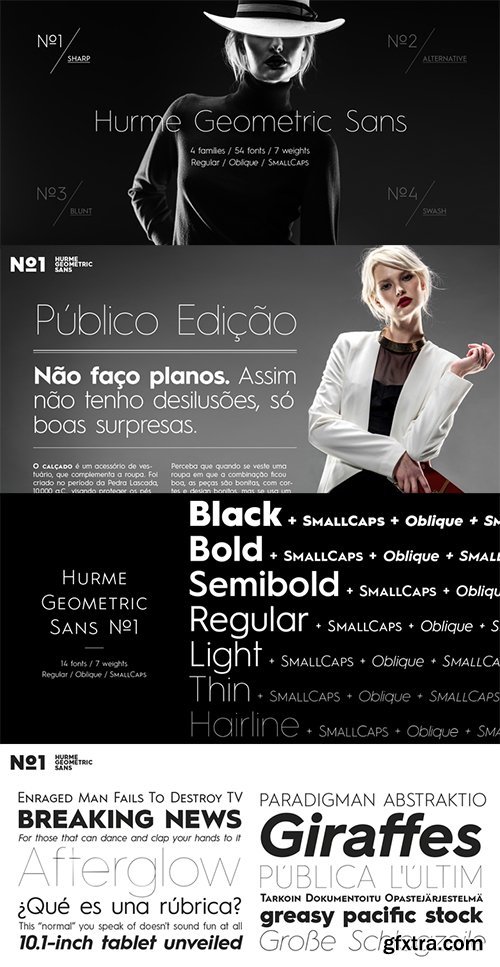 Hurme Geometric Sans No.Font Family - 56 Fonts $2744