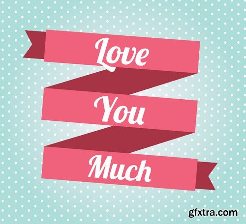 Love card design 2 - 25 EPS