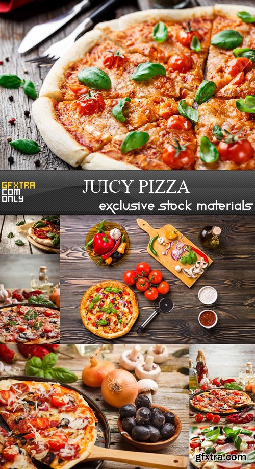 Juicy Pizza - 7 UHQ JPEG