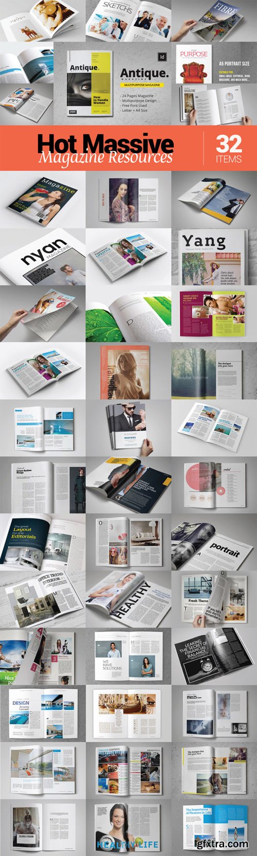  Creativemarket Hot Massive Magazine Resources 494465