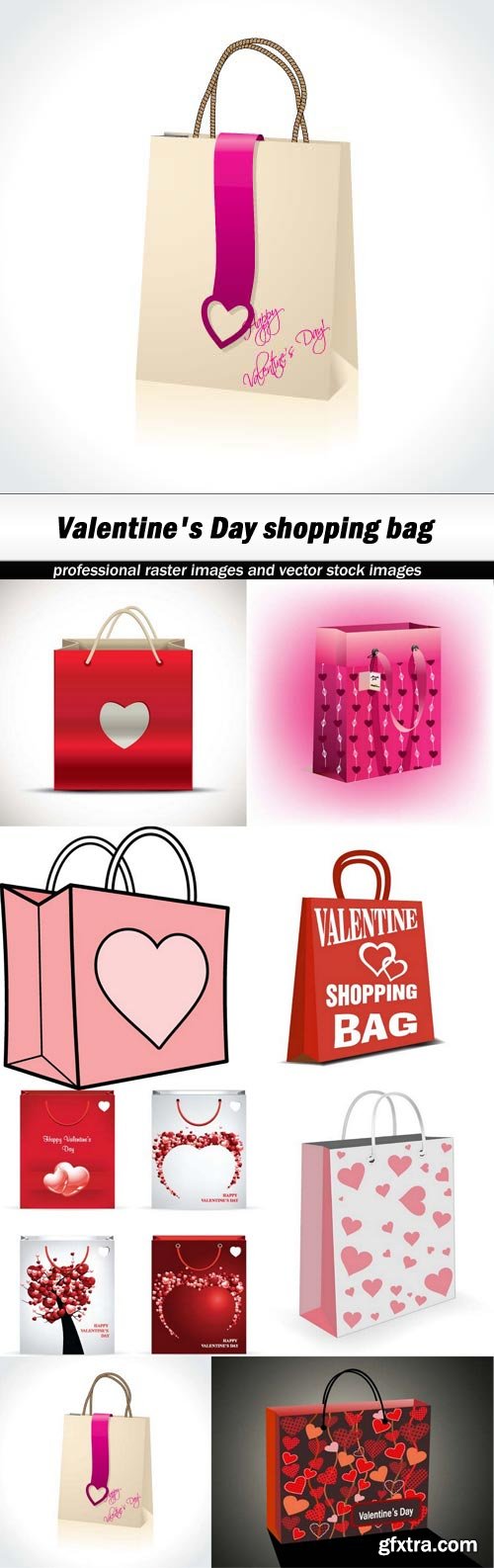 Valentine's Day shopping bag