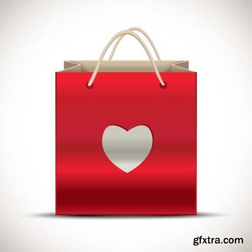 Valentine's Day shopping bag