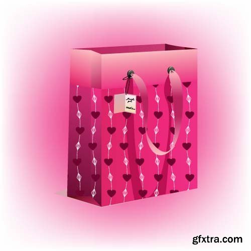 Valentine's Day shopping bag