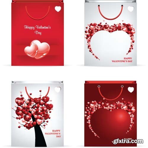 Valentine's Day shopping bag