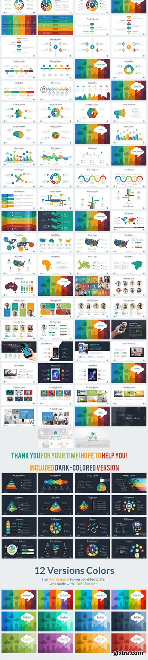 CM - Cloud - Powerpoint Template 492599