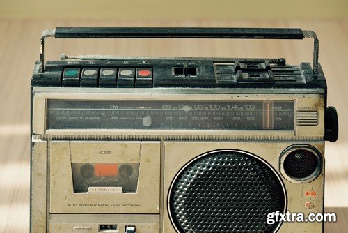 Retro Stereo Cassette Player - 10x JPEGs