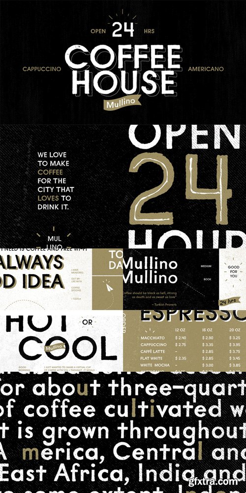 Ywft Mullino Font Family $30