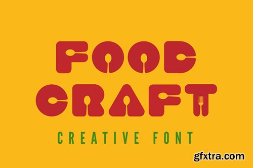 CreativeMarket Food Craft Font 493160