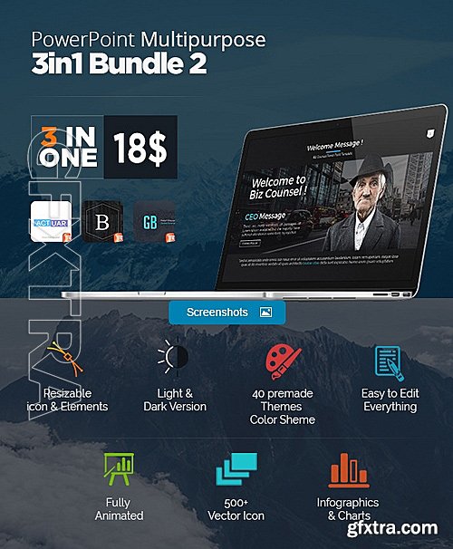 GraphicRiver - Power Point 3 In One Bundle 2 13014127