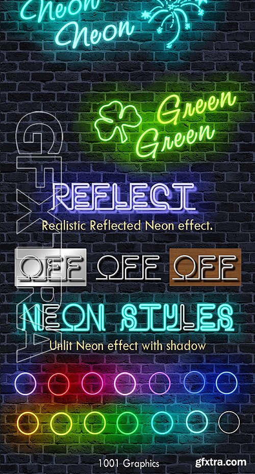 GraphicRiver - 50 Realistic Neon Text Styles 14350746