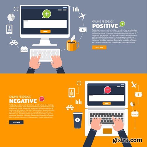 Flat Vector Design 23 - 25xEPS