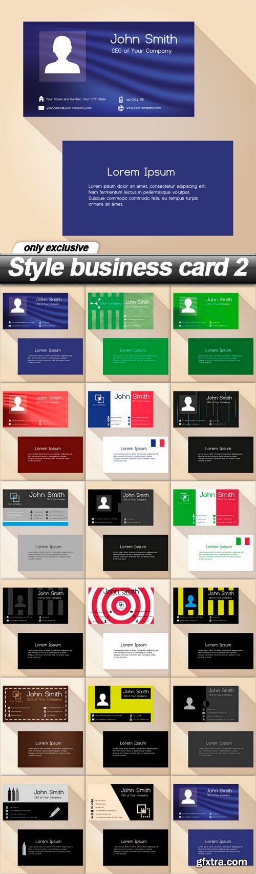 Style business card 2 - 17 EPS