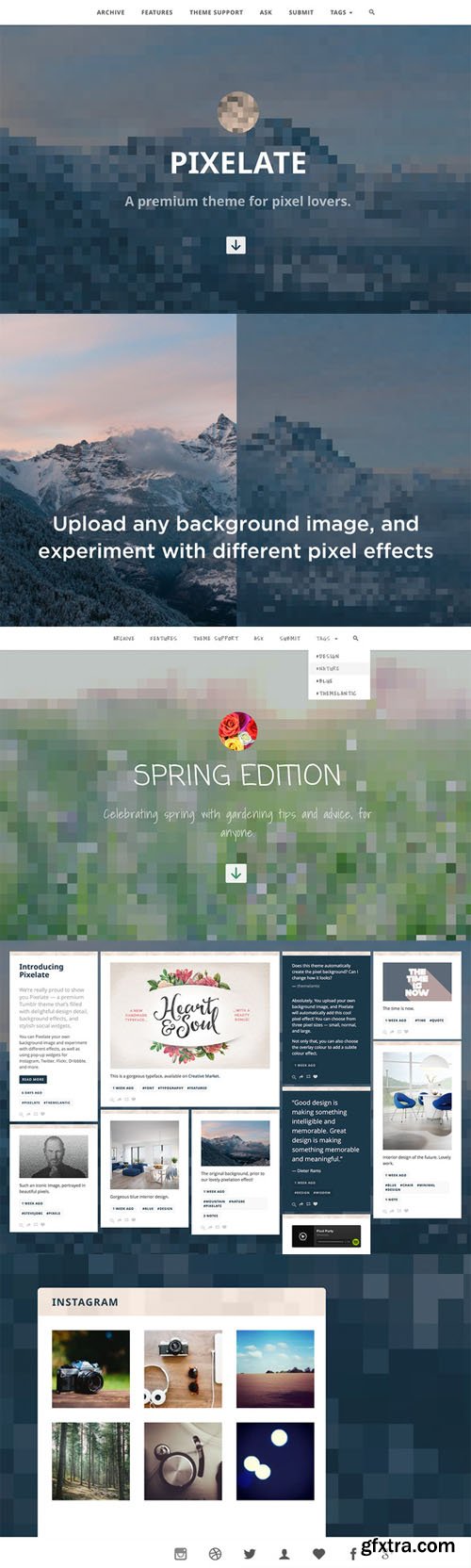 CM - Pixelate Tumblr Theme 235445