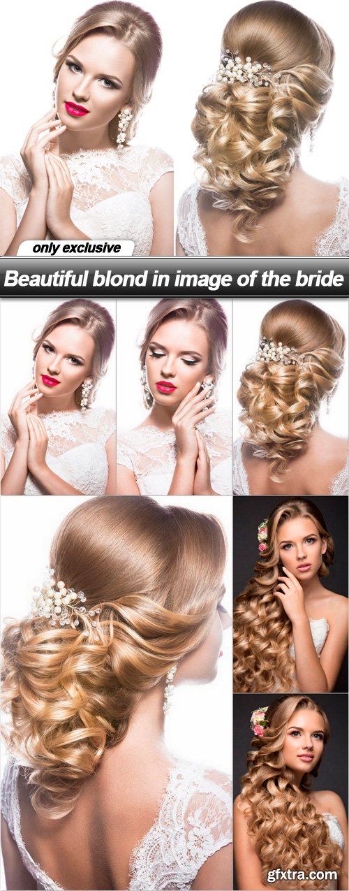 Beautiful blond in image of the bride - 7 UHQ JPEG