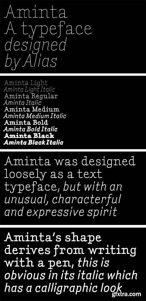 Aminta Font Family