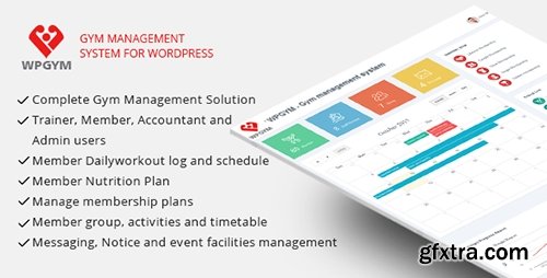 CodeCanyon - WPGYM v6.0 - Wordpress Gym Management System - 13352964