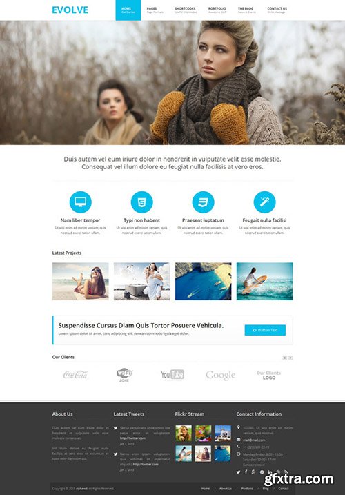 EVOLVE - Responsive Multi-Purpose HTML Template (Update: 25 December 15) - CM 498764