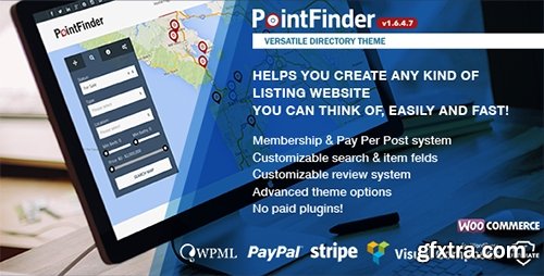 ThemeForest - Directory Wordpress Theme - Point Finder v1.6.4.7 - 10298703