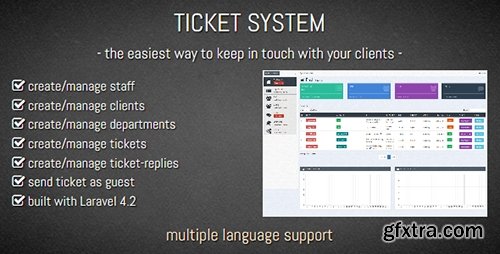 CodeCanyon - TICKET SYSTEM - Customer Support Software (Update: 5 October 15) - 12252728