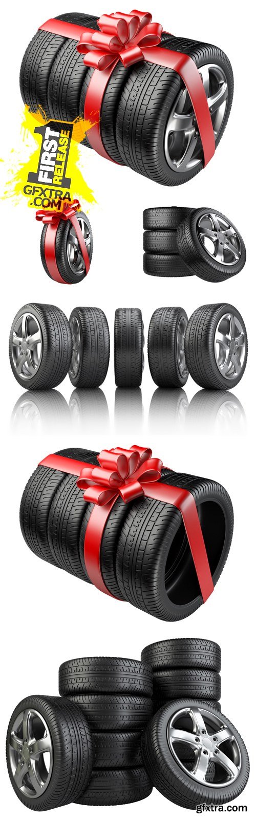 Stock Photo - Car Tires 3