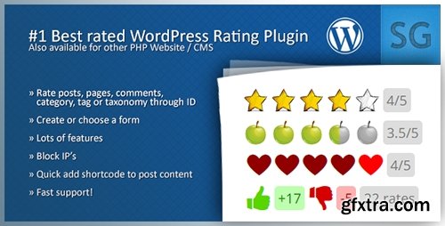 CodeCanyon - Rating Form v1.3.9 - WordPress Plugin - 10357679