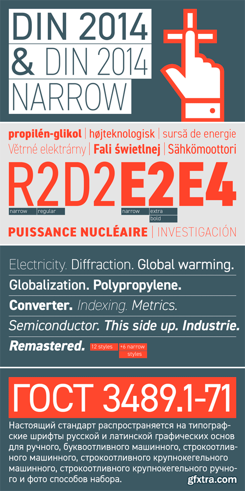 DIN 2014 Font Family