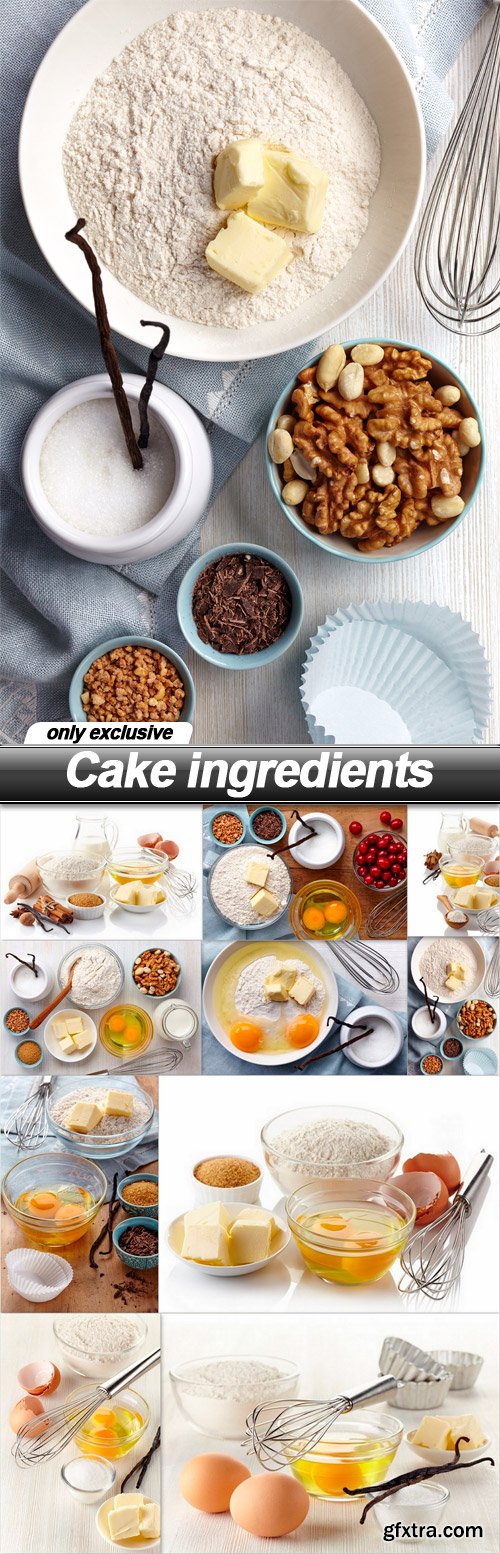Cake ingredients - 10 UHQ JPEG