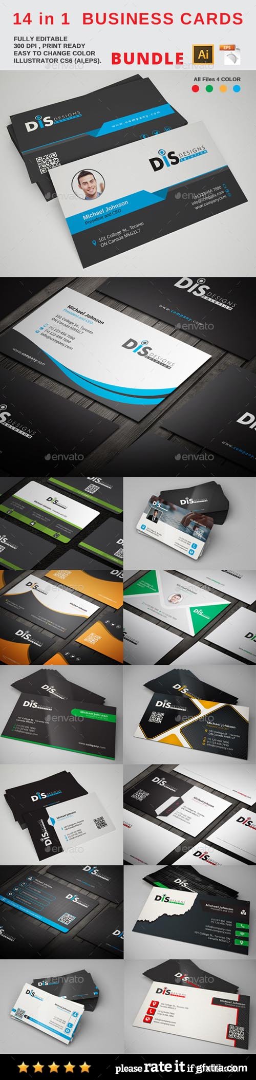 GR - Business Cards Bundle 14463270