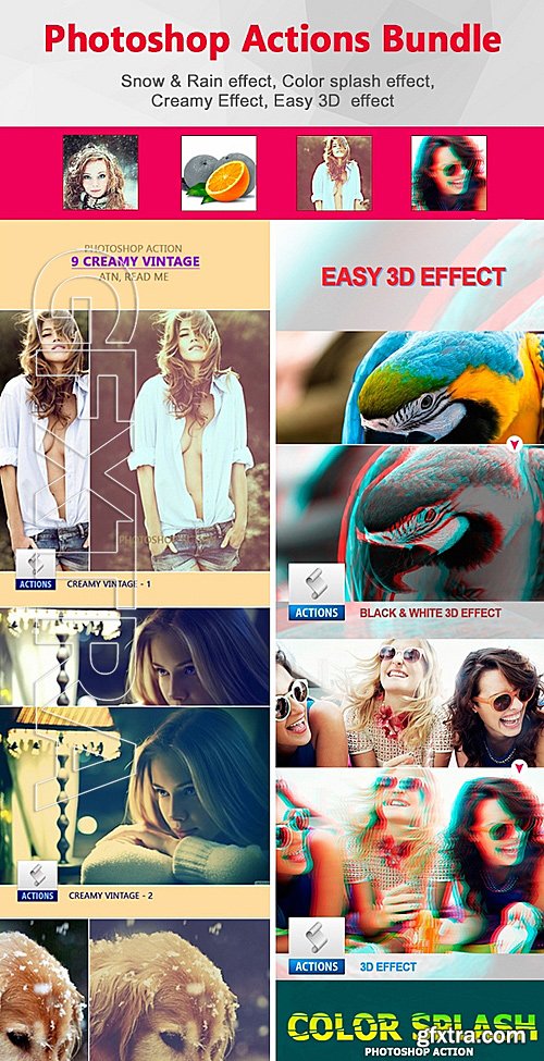 GraphicRiver - Photoshop Actions Bundle 14207451