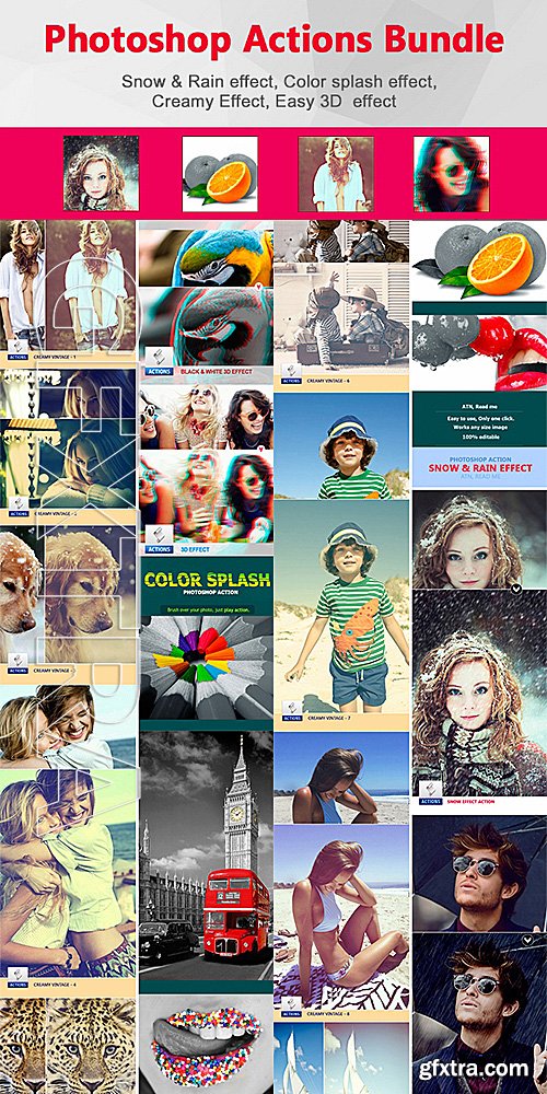 GraphicRiver - Photoshop Actions Bundle 14207451