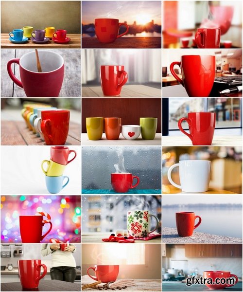 Collection of coffee cup girl drinks coffee 25 HQ Jpeg