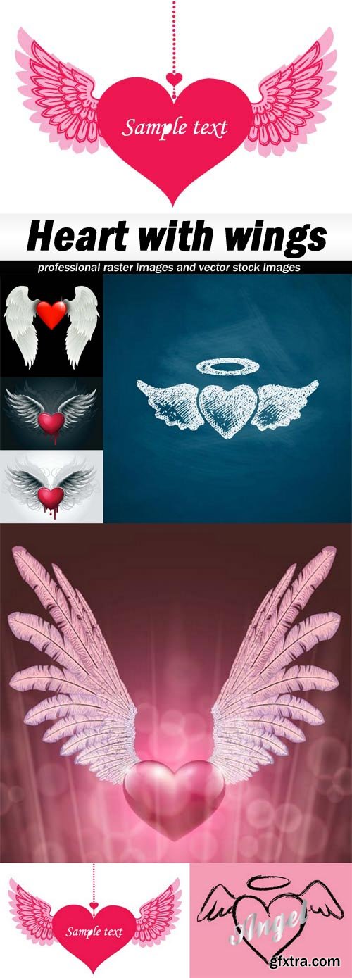 Heart with wings