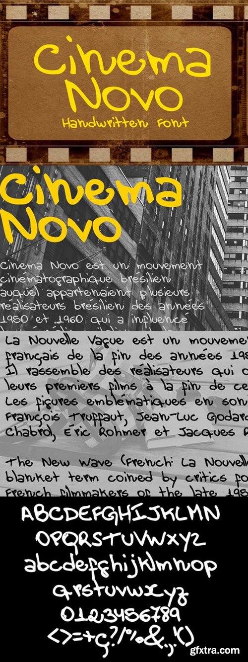 CM - Cinema Novo Font 499264