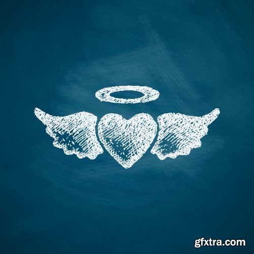 Heart with wings