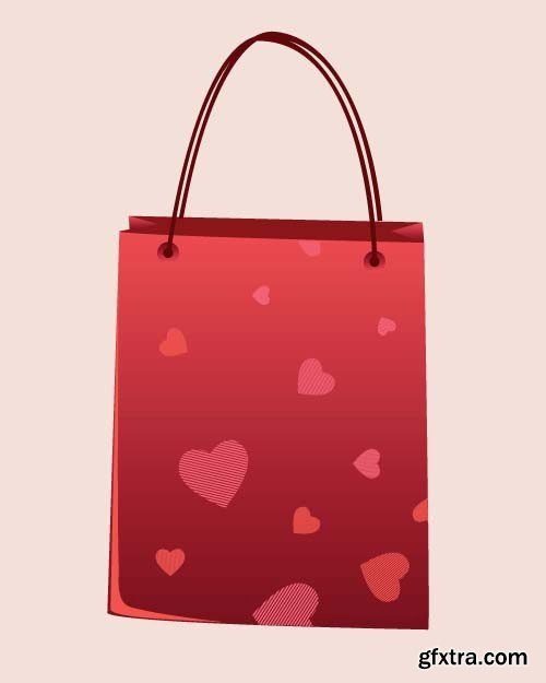 Valentine's Day shopping bag 1