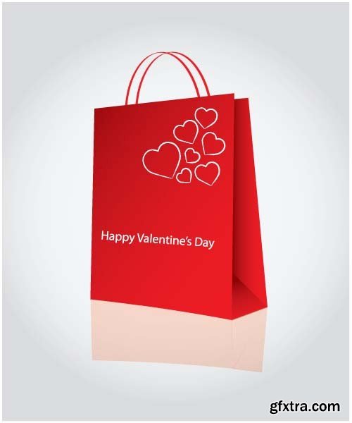 Valentine's Day shopping bag 1