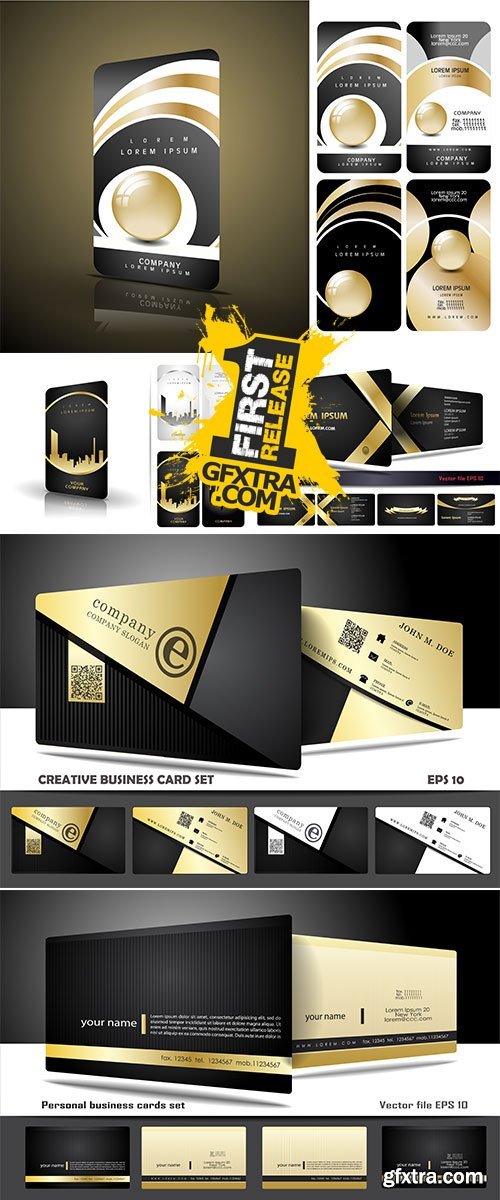Stock: Creative and modern business card design
