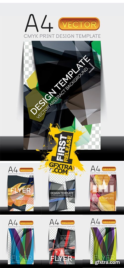 Stock: Vector A4 Modern Flyer Design