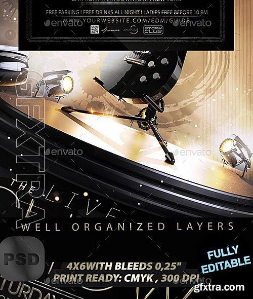 GraphicRiver - The Live Show Flyer Template 12343034