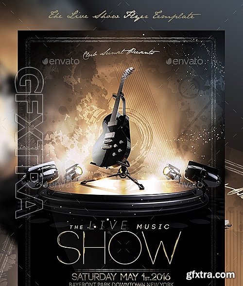 GraphicRiver - The Live Show Flyer Template 12343034