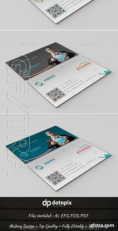 GraphicRiver - Viridx Business Card 10371857