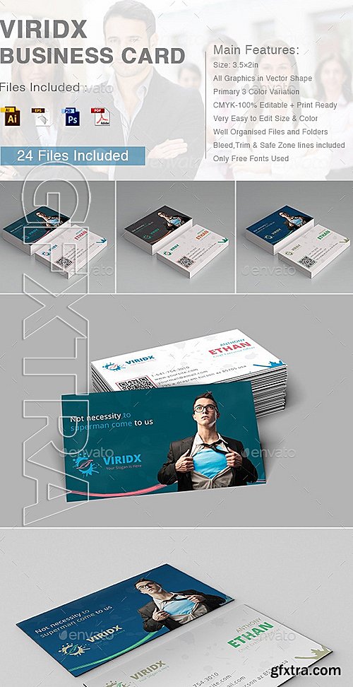 GraphicRiver - Viridx Business Card 10371857