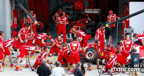 Collection of a Formula 1 car pit stop race motor racing circuit 25 HQ Jpeg