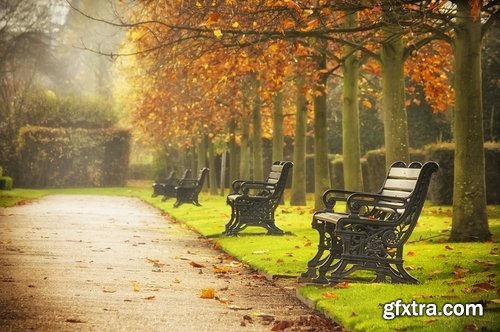 Collection nature park bench a little shop landscape 25 HQ Jpeg